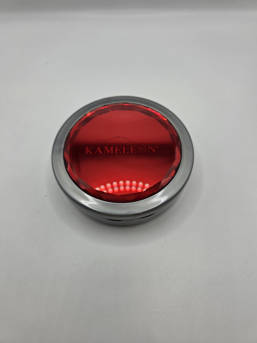 Kameleon Red Crystal Compact Jewelry Box - Picture 2 of 3